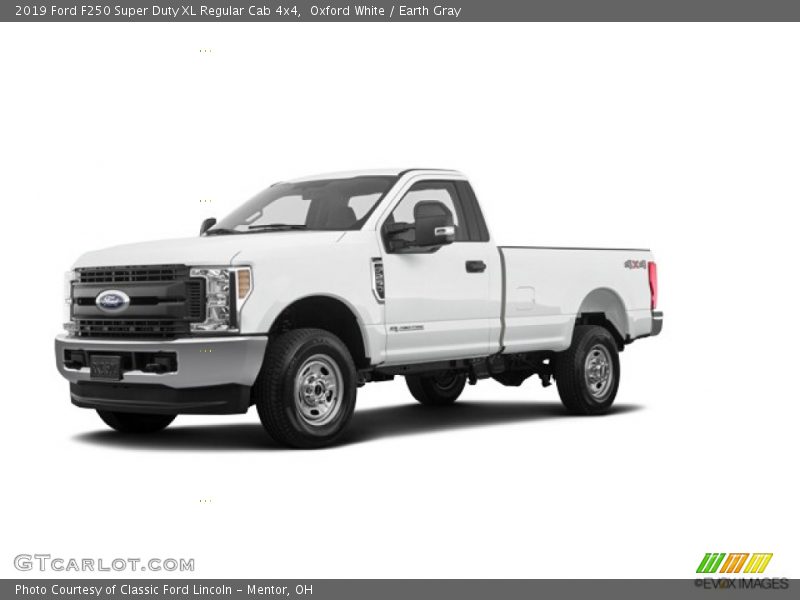 Oxford White / Earth Gray 2019 Ford F250 Super Duty XL Regular Cab 4x4