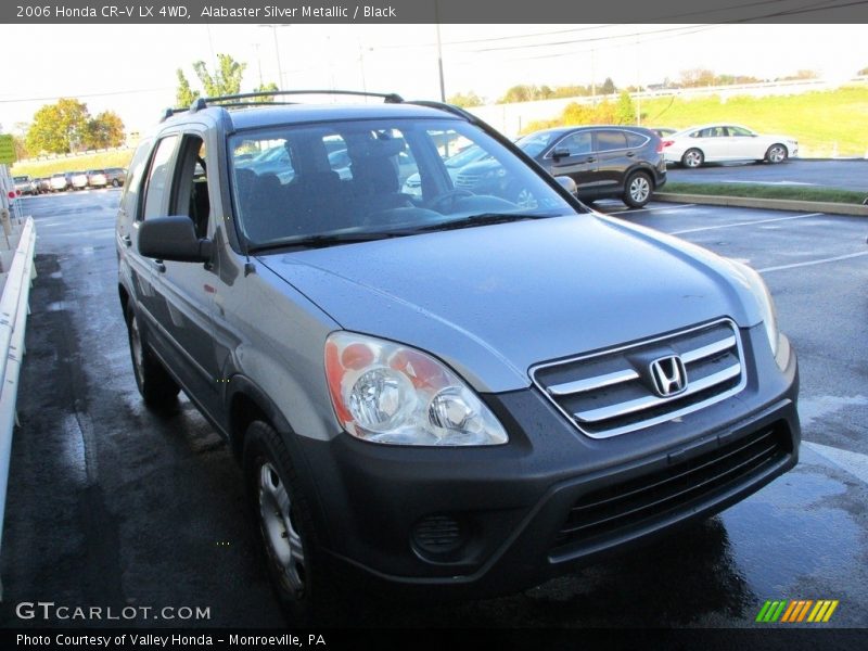 Alabaster Silver Metallic / Black 2006 Honda CR-V LX 4WD