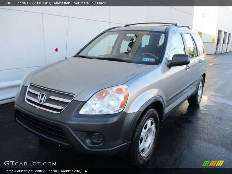 Alabaster Silver Metallic / Black 2006 Honda CR-V LX 4WD