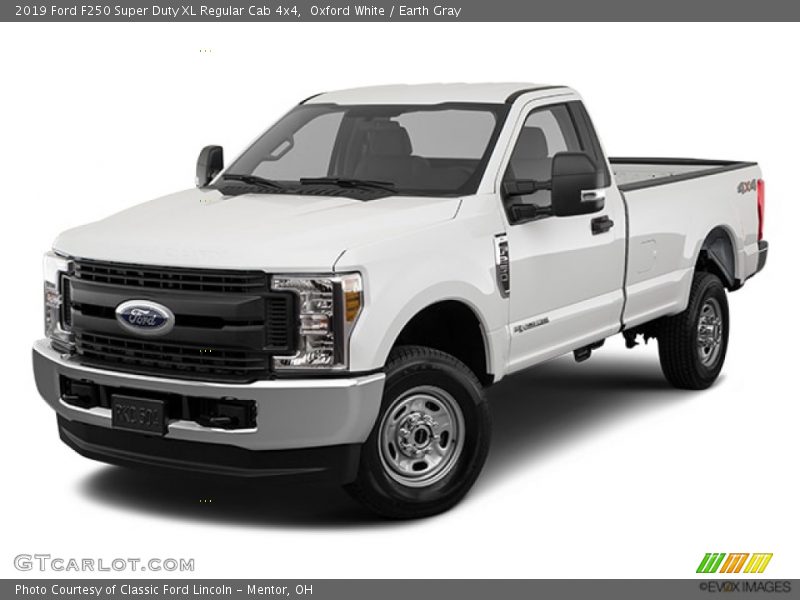 Oxford White / Earth Gray 2019 Ford F250 Super Duty XL Regular Cab 4x4
