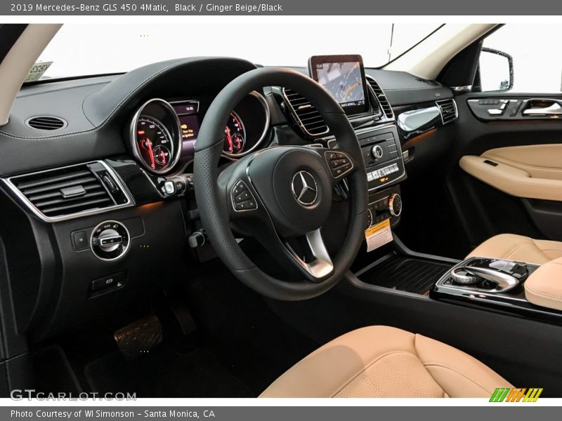 Black / Ginger Beige/Black 2019 Mercedes-Benz GLS 450 4Matic