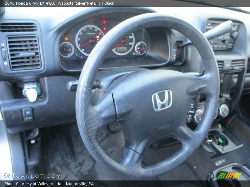 Alabaster Silver Metallic / Black 2006 Honda CR-V LX 4WD