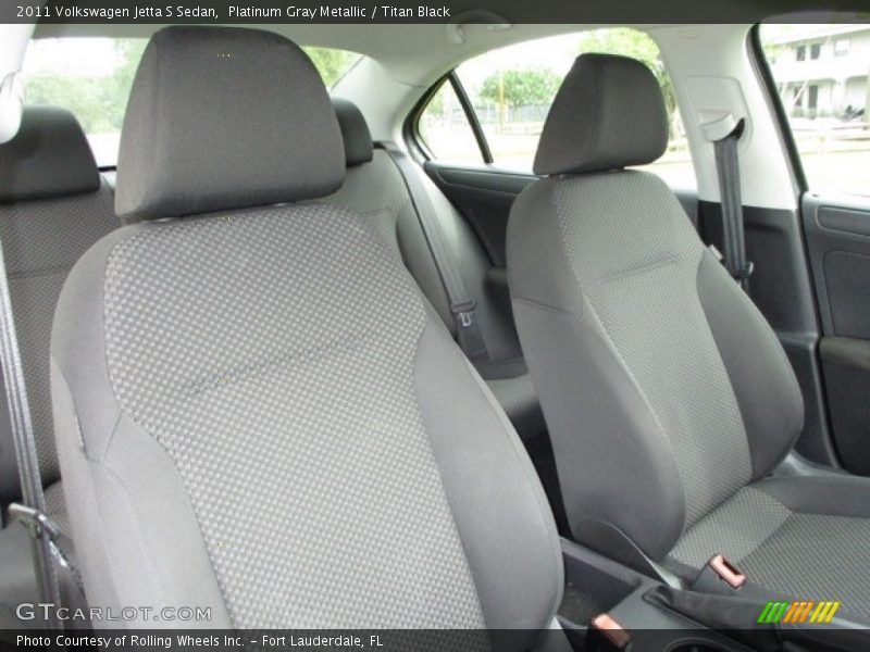 Platinum Gray Metallic / Titan Black 2011 Volkswagen Jetta S Sedan