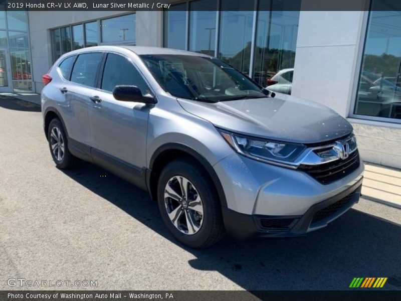 Lunar Silver Metallic / Gray 2019 Honda CR-V LX AWD