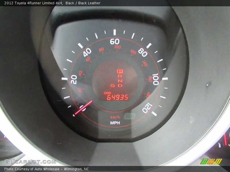Black / Black Leather 2012 Toyota 4Runner Limited 4x4