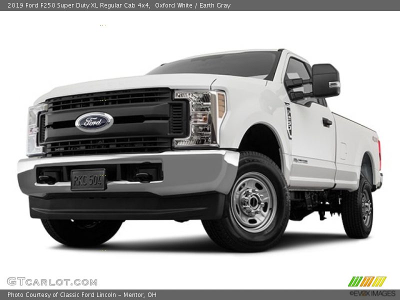 Oxford White / Earth Gray 2019 Ford F250 Super Duty XL Regular Cab 4x4