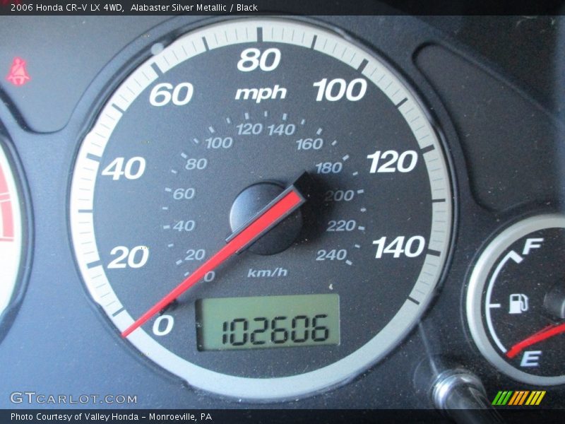 Alabaster Silver Metallic / Black 2006 Honda CR-V LX 4WD