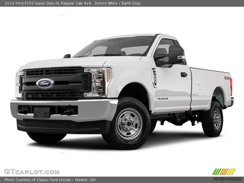 Oxford White / Earth Gray 2019 Ford F250 Super Duty XL Regular Cab 4x4
