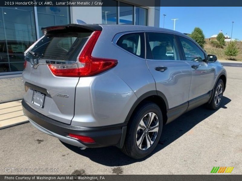 Lunar Silver Metallic / Gray 2019 Honda CR-V LX AWD