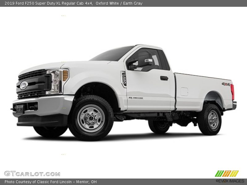 Oxford White / Earth Gray 2019 Ford F250 Super Duty XL Regular Cab 4x4