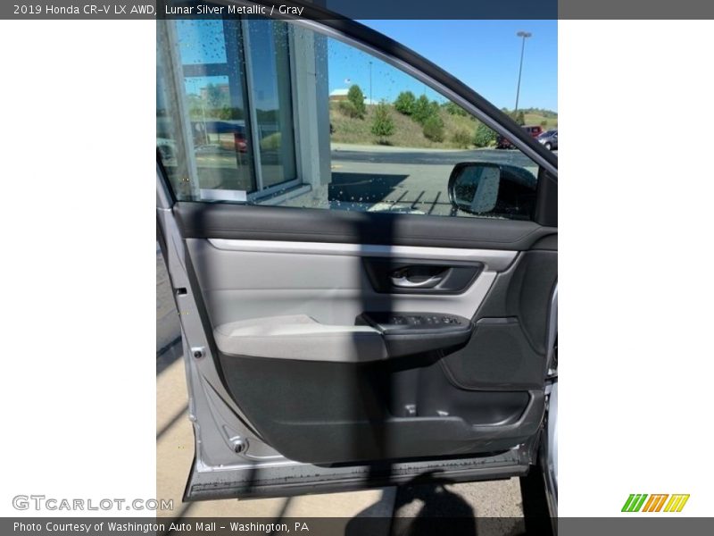 Lunar Silver Metallic / Gray 2019 Honda CR-V LX AWD