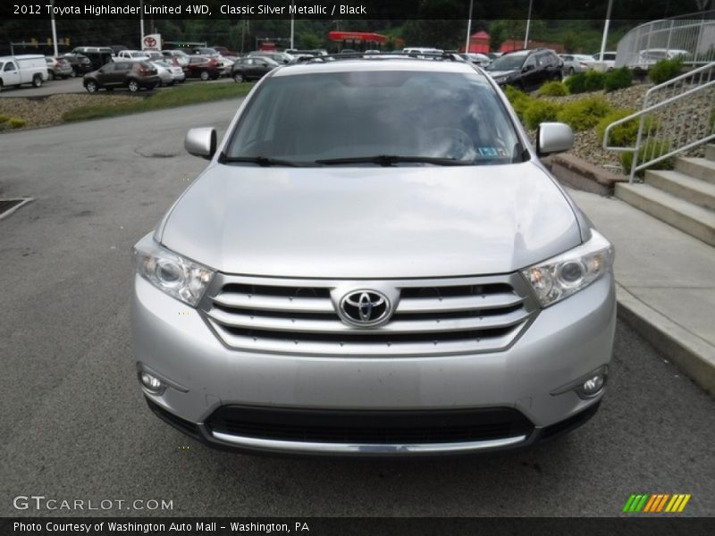 Classic Silver Metallic / Black 2012 Toyota Highlander Limited 4WD