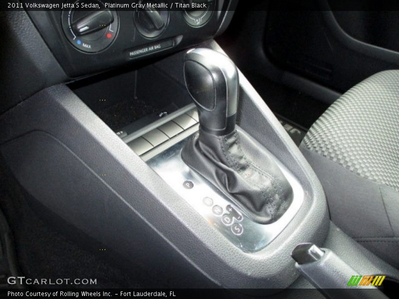 Platinum Gray Metallic / Titan Black 2011 Volkswagen Jetta S Sedan
