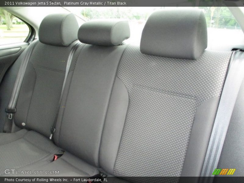 Platinum Gray Metallic / Titan Black 2011 Volkswagen Jetta S Sedan