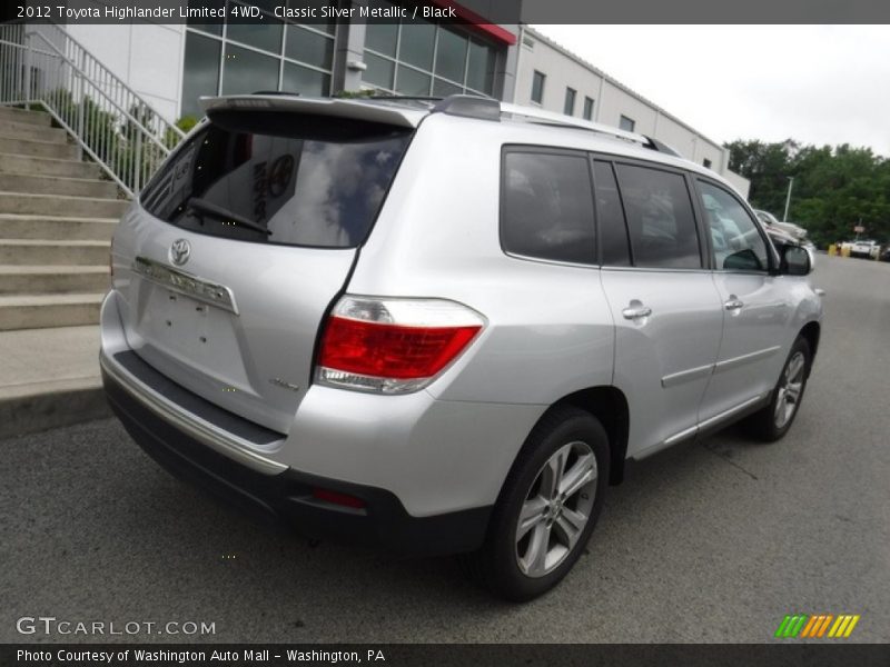 Classic Silver Metallic / Black 2012 Toyota Highlander Limited 4WD