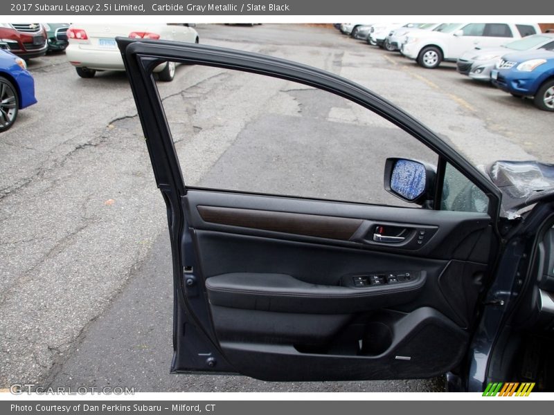 Carbide Gray Metallic / Slate Black 2017 Subaru Legacy 2.5i Limited