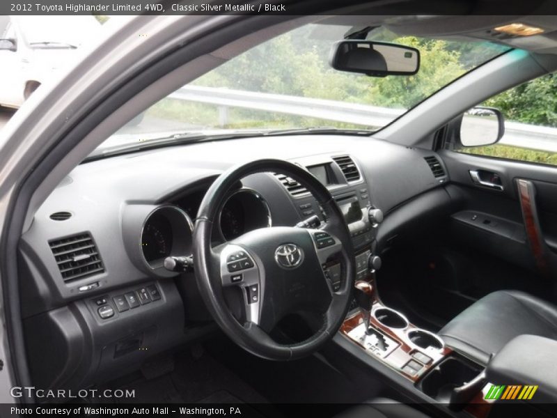 Classic Silver Metallic / Black 2012 Toyota Highlander Limited 4WD