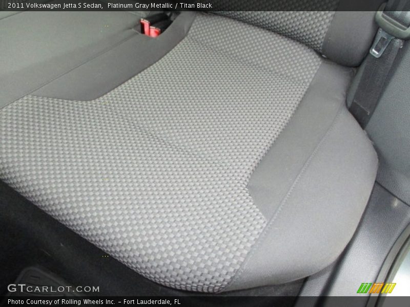 Platinum Gray Metallic / Titan Black 2011 Volkswagen Jetta S Sedan