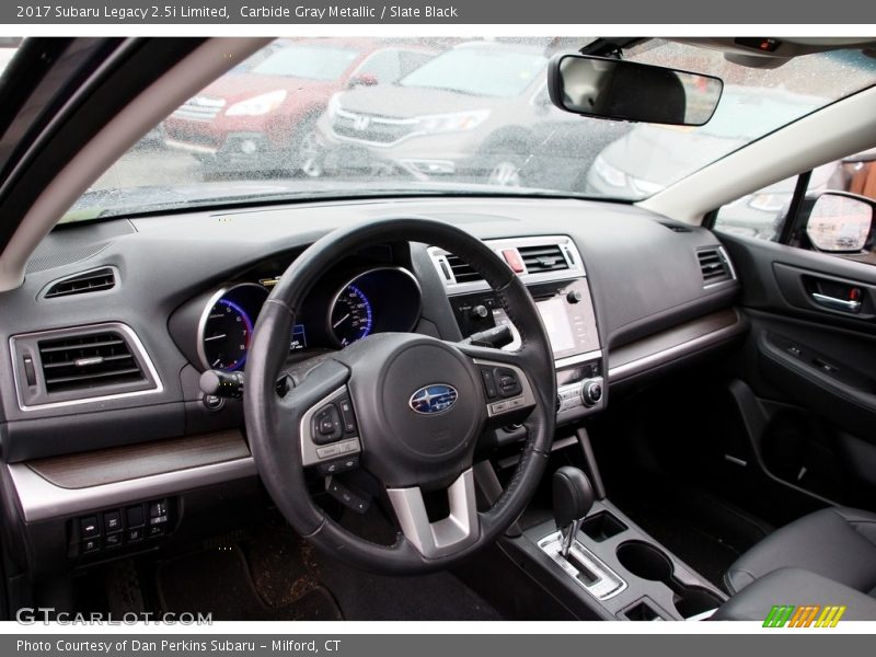 Carbide Gray Metallic / Slate Black 2017 Subaru Legacy 2.5i Limited