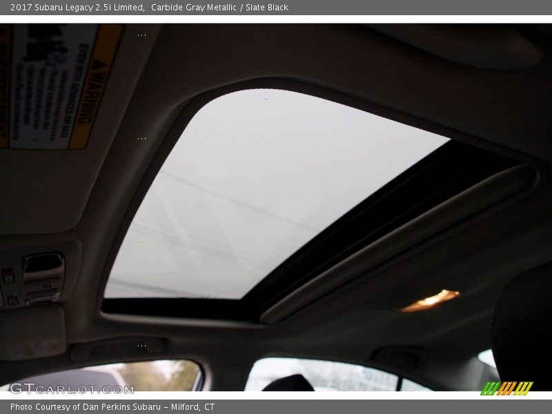 Carbide Gray Metallic / Slate Black 2017 Subaru Legacy 2.5i Limited