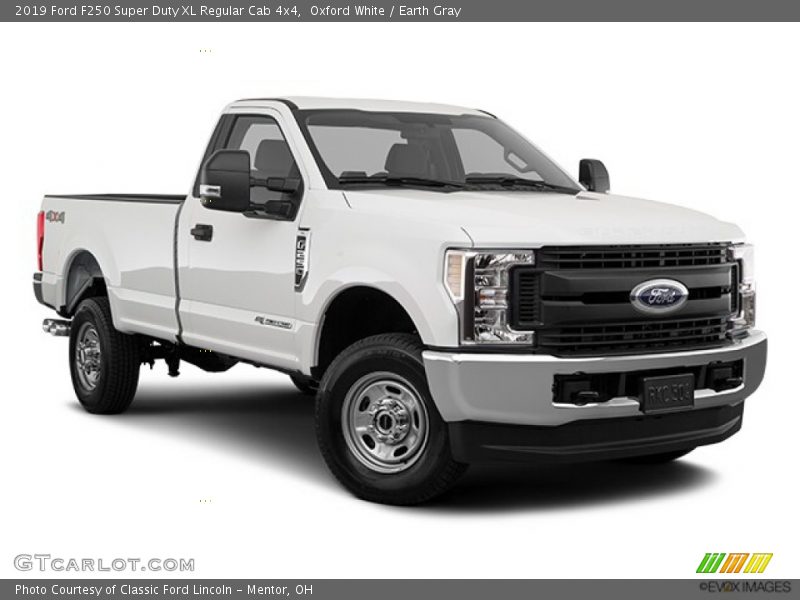 Oxford White / Earth Gray 2019 Ford F250 Super Duty XL Regular Cab 4x4