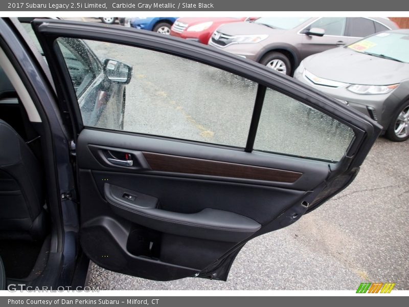 Carbide Gray Metallic / Slate Black 2017 Subaru Legacy 2.5i Limited