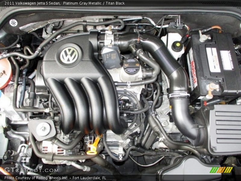 Platinum Gray Metallic / Titan Black 2011 Volkswagen Jetta S Sedan