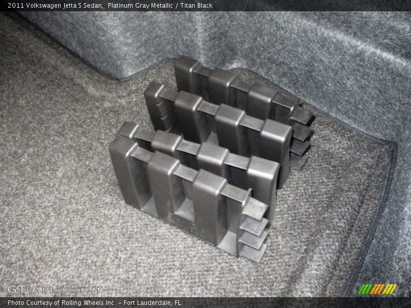 Platinum Gray Metallic / Titan Black 2011 Volkswagen Jetta S Sedan