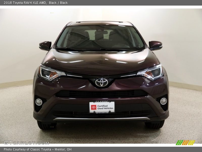 Black / Black 2018 Toyota RAV4 XLE AWD