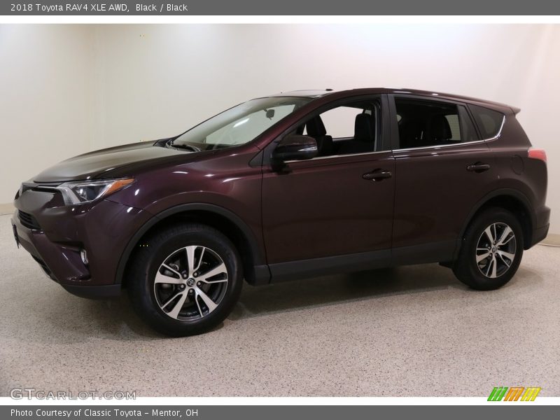 Black / Black 2018 Toyota RAV4 XLE AWD