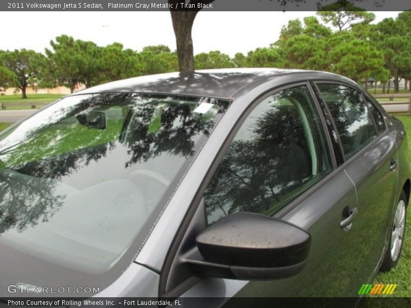 Platinum Gray Metallic / Titan Black 2011 Volkswagen Jetta S Sedan