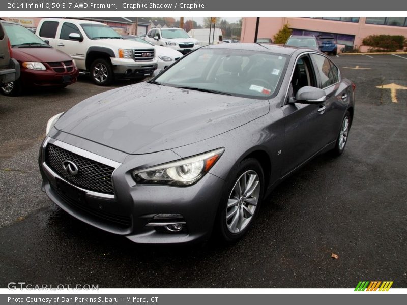 Graphite Shadow / Graphite 2014 Infiniti Q 50 3.7 AWD Premium