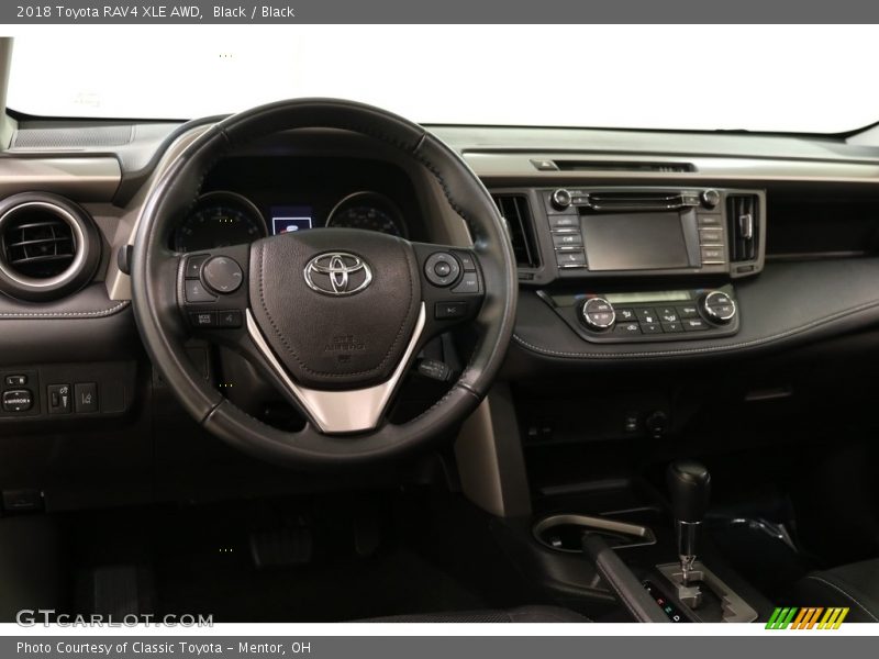 Black / Black 2018 Toyota RAV4 XLE AWD
