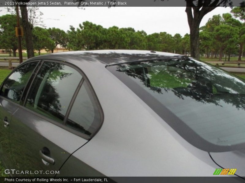 Platinum Gray Metallic / Titan Black 2011 Volkswagen Jetta S Sedan
