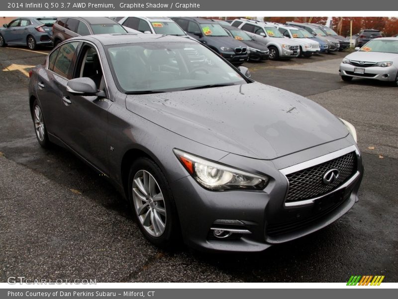 Graphite Shadow / Graphite 2014 Infiniti Q 50 3.7 AWD Premium