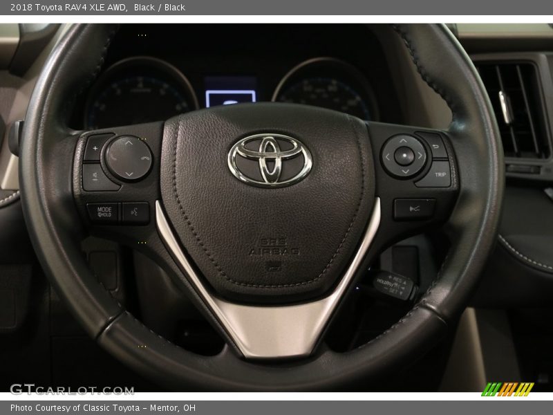 Black / Black 2018 Toyota RAV4 XLE AWD
