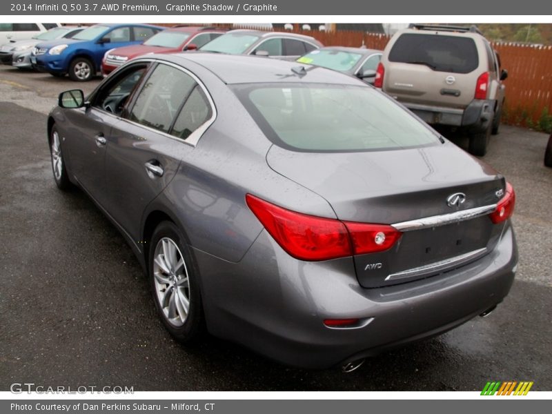 Graphite Shadow / Graphite 2014 Infiniti Q 50 3.7 AWD Premium