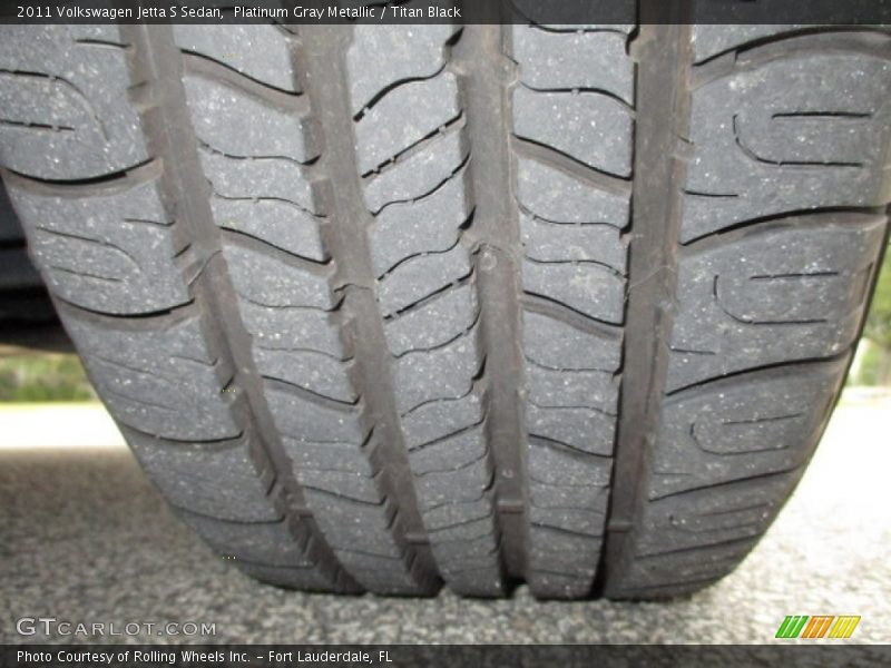 Platinum Gray Metallic / Titan Black 2011 Volkswagen Jetta S Sedan