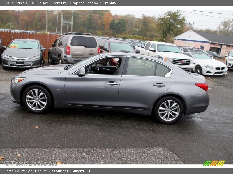 Graphite Shadow / Graphite 2014 Infiniti Q 50 3.7 AWD Premium