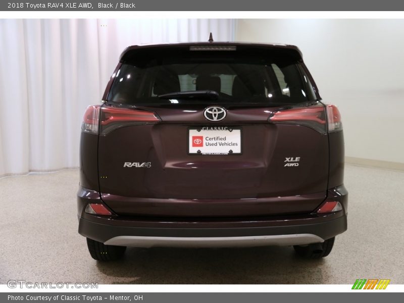 Black / Black 2018 Toyota RAV4 XLE AWD