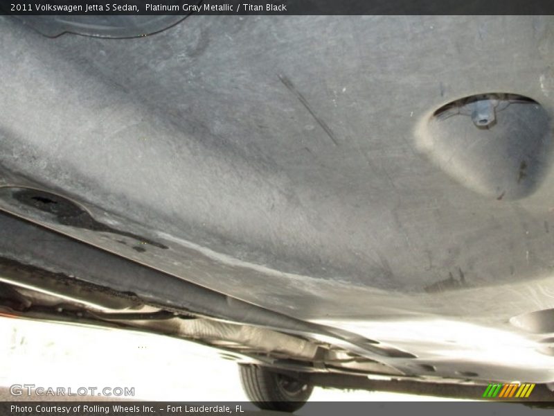 Platinum Gray Metallic / Titan Black 2011 Volkswagen Jetta S Sedan