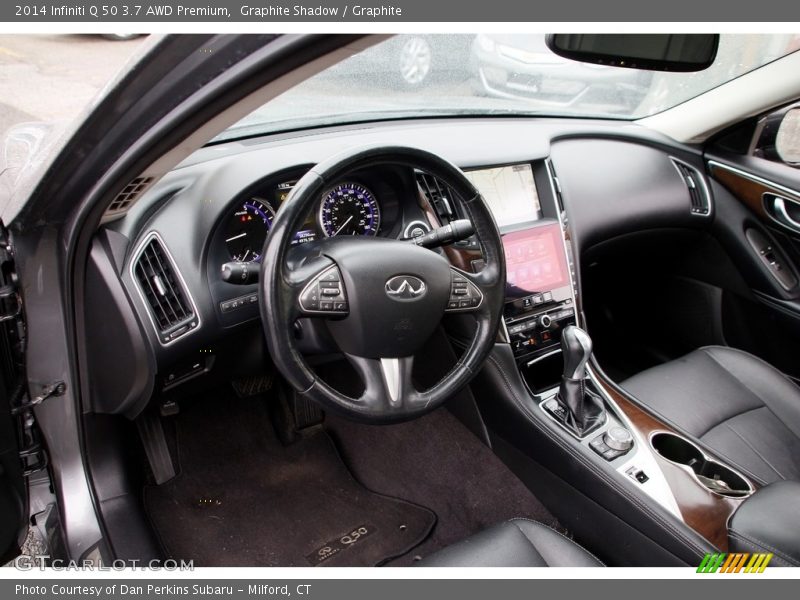 Graphite Shadow / Graphite 2014 Infiniti Q 50 3.7 AWD Premium