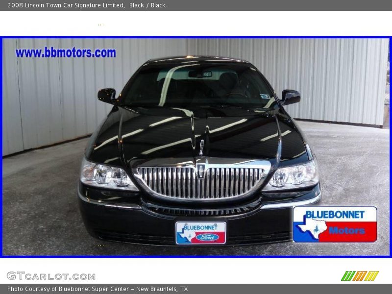 Black / Black 2008 Lincoln Town Car Signature Limited