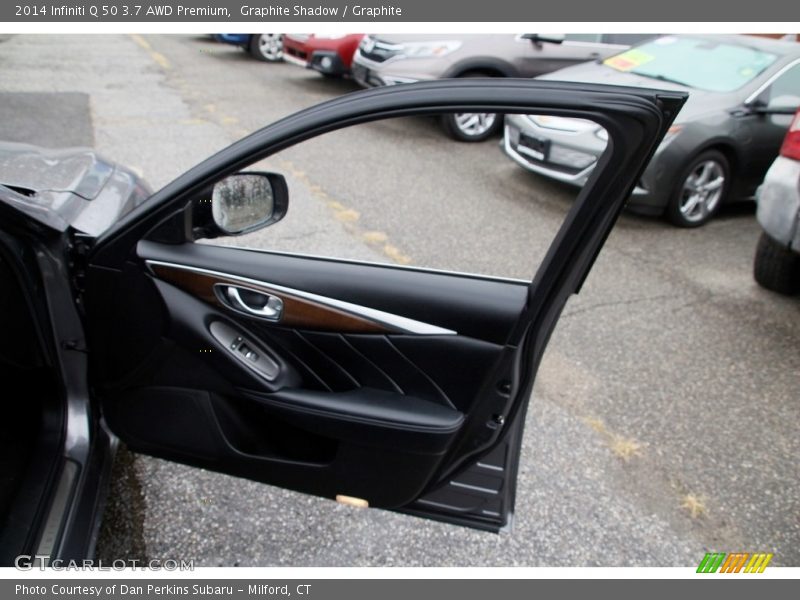 Graphite Shadow / Graphite 2014 Infiniti Q 50 3.7 AWD Premium