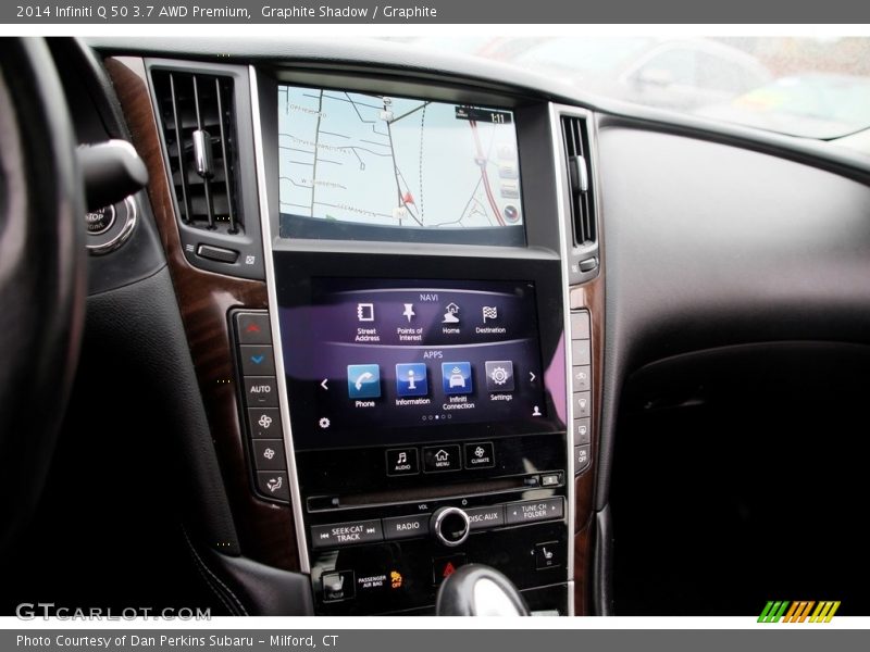 Graphite Shadow / Graphite 2014 Infiniti Q 50 3.7 AWD Premium
