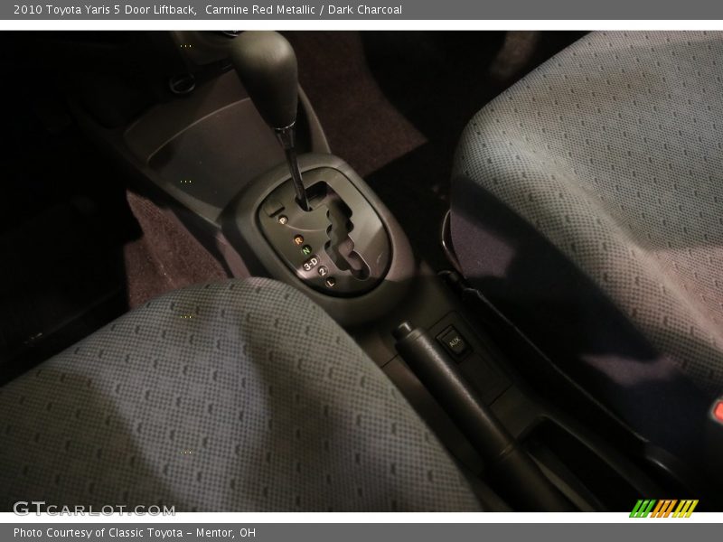 Carmine Red Metallic / Dark Charcoal 2010 Toyota Yaris 5 Door Liftback