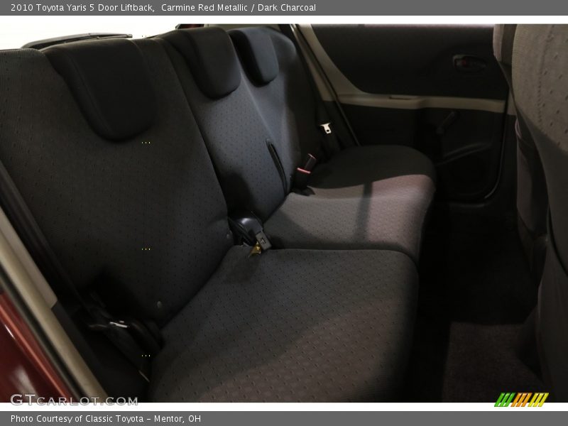 Carmine Red Metallic / Dark Charcoal 2010 Toyota Yaris 5 Door Liftback