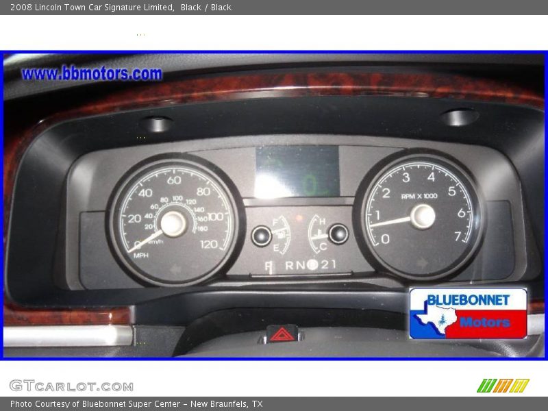 Black / Black 2008 Lincoln Town Car Signature Limited