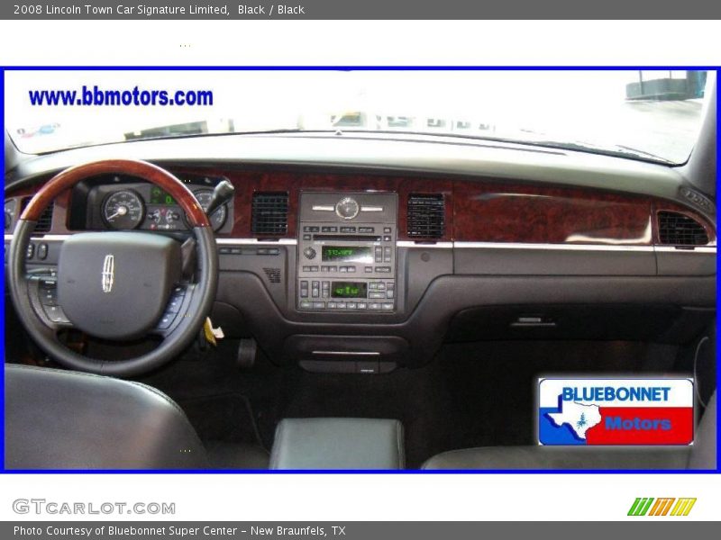 Black / Black 2008 Lincoln Town Car Signature Limited