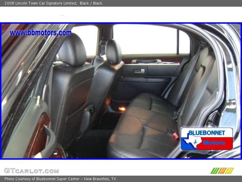 Black / Black 2008 Lincoln Town Car Signature Limited
